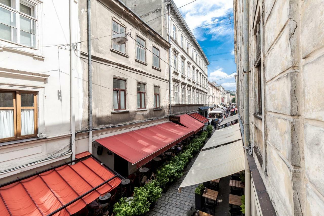 Tut Staroevreyska With Terrace Apartment Lviv Exterior photo